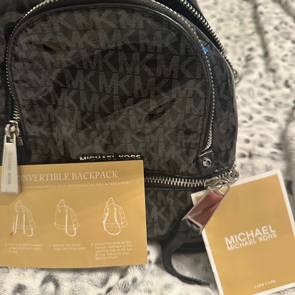 Michael Kors Black Interior Backpack - Picture 5 of 6
